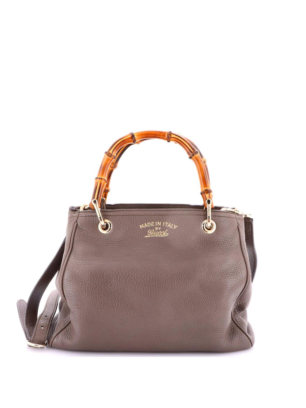 Gucci Bamboo Shopper Tote Leather Small #364578G92B